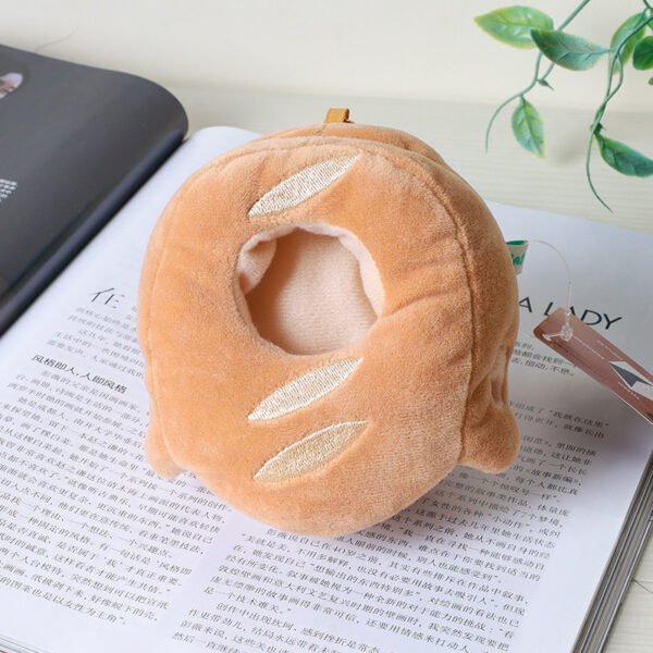 Bread Little Bear Plush Toys Cute Yellow Chicken Frog-shaped Wallet Package Pendant Rabbit Doll Keychain Ornaments - Image 8