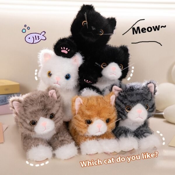 Simulation Cat Lying Style Doll Cute Plush Toy Ragdoll Home Ornaments - Image 2