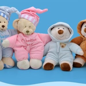 Children's plush dolls, infants, sleeping, soothing teddy bears, cartoon animal dolls