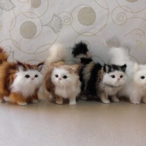 Simulation cat will be called ornaments simulation animal model toy doll gift home installation living room decoration jewelry