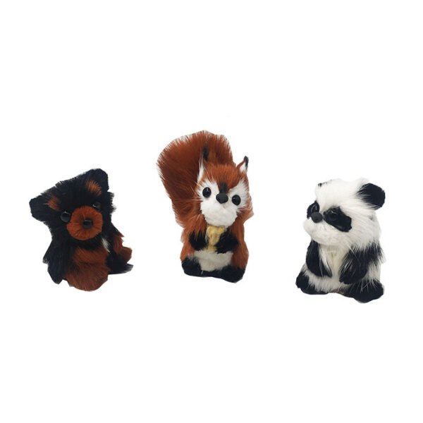 Panda And Fox Simulation Animal Doll Ornaments - Image 7