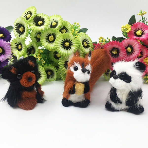 Panda And Fox Simulation Animal Doll Ornaments - Image 8