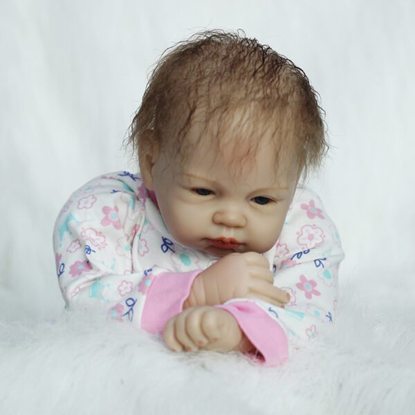 Simulation Baby Doll, Soft Plastic Realistic Rebirth Doll - Image 3