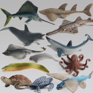 Marine Animal Model Doll Ornaments A Variety Of Marine Life Model Simulation Marine Toy Model Simulation Shark