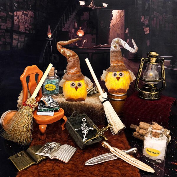 Cross-border Light-emitting Plush Toys Desktop With Lights Owl Doll Ornaments - Image 4