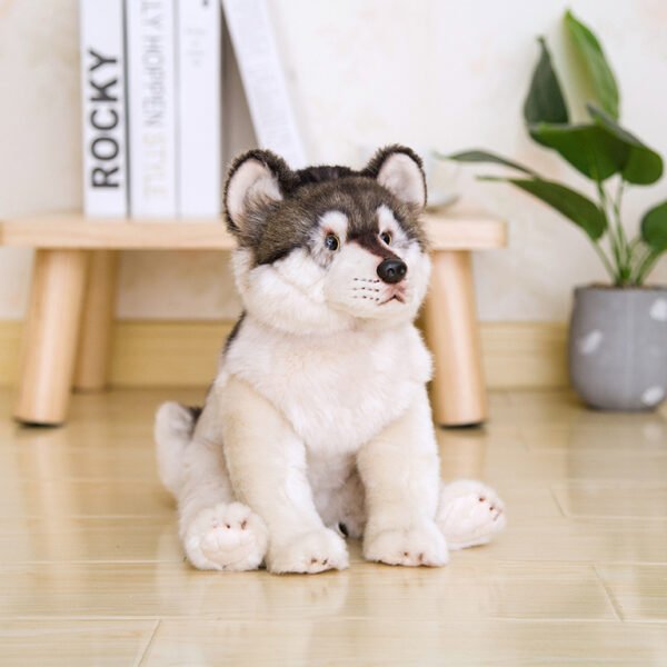 High-end Small Wolf Cub Wolf Doll Plush Toy Wolf Doll Doll Rag Doll Ornaments Cross-border Foreign Trade Customization - Image 3