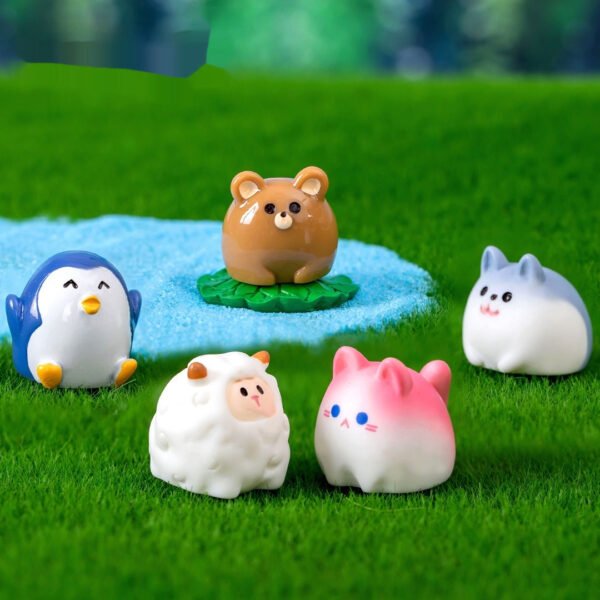 Creative Cute Round Frog Animal Doll Ornaments Accessories Desktop Small Ornaments - Image 2