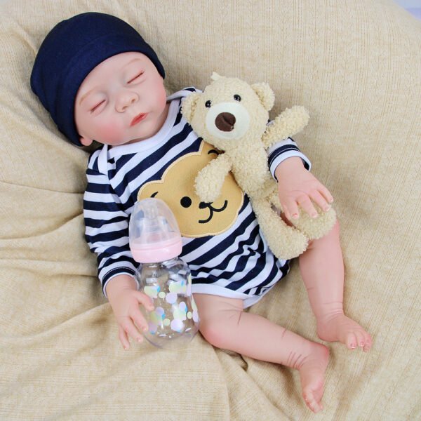 Lifelike Enamel Baby Children Accompanying Dolls