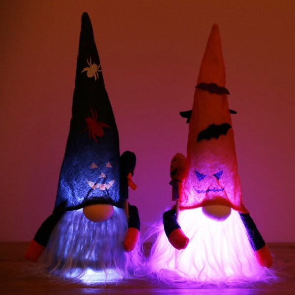 Halloween Decorative Items With Lights Plush Doll Ornaments - Image 3
