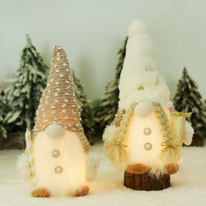 Luminous Plush Walking Stick With Light No Face Doll Ornaments