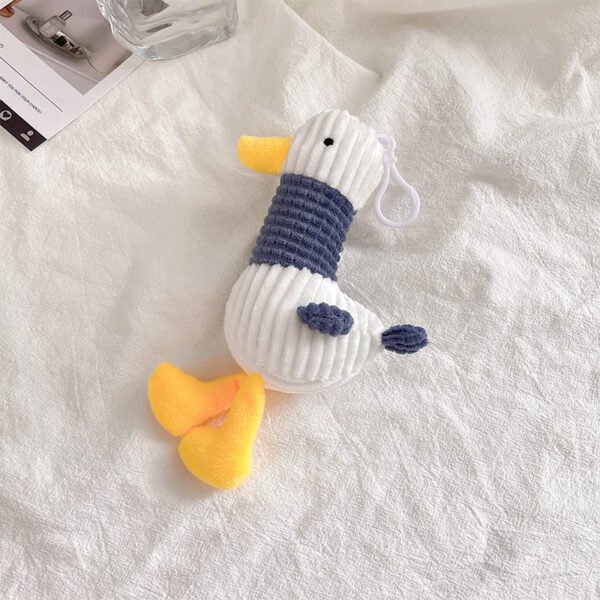 Plush Doll Cheering Duck Small Pendant Cute Cartoon Bag Keychain Ugly Cute Animal Doll Ornaments - Image 6