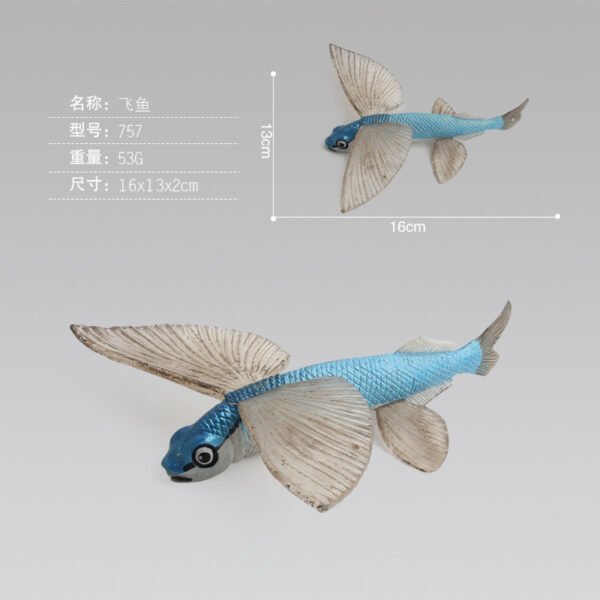 Marine Animal Model Doll Ornaments A Variety Of Marine Life Model Simulation Marine Toy Model Simulation Shark - Image 2