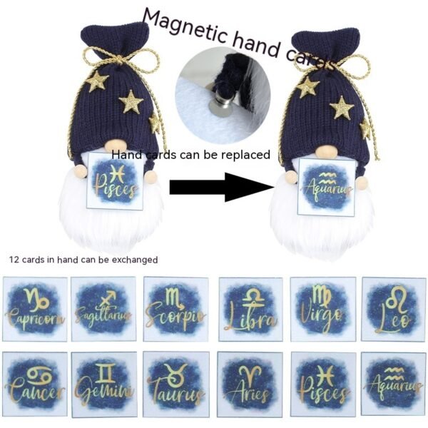DIY Twelve Constellation Doll Ornaments Knitted Doll - Image 4
