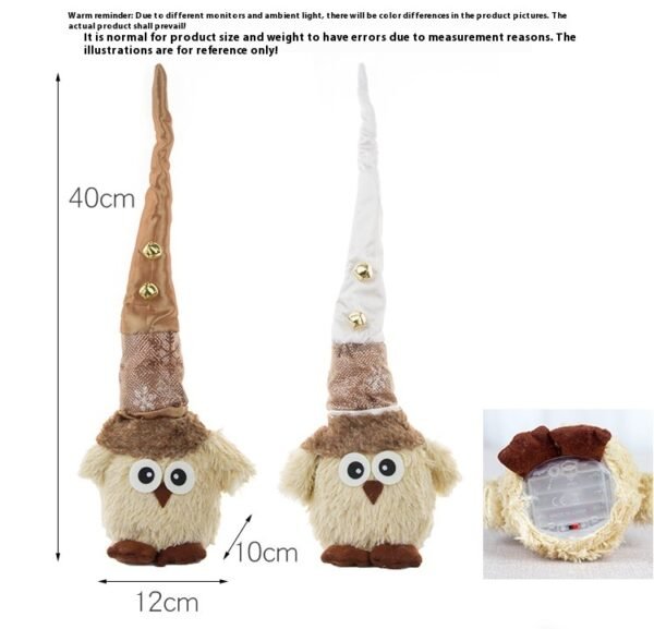 Cross-border Light-emitting Plush Toys Desktop With Lights Owl Doll Ornaments - Image 10