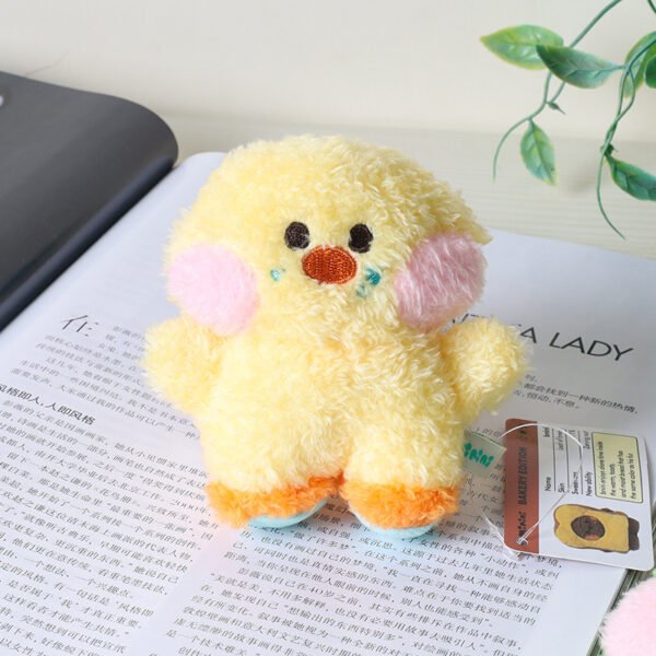 Bread Little Bear Plush Toys Cute Yellow Chicken Frog-shaped Wallet Package Pendant Rabbit Doll Keychain Ornaments - Image 6