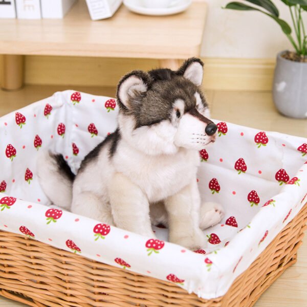 High-end Small Wolf Cub Wolf Doll Plush Toy Wolf Doll Doll Rag Doll Ornaments Cross-border Foreign Trade Customization - Image 4