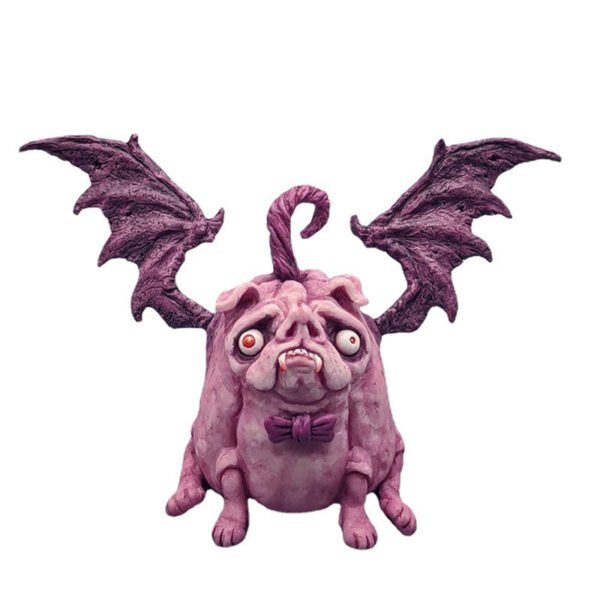 Pumpkin Dog Doll Ornaments Christmas Animal Ornaments Resin Crafts - Image 3