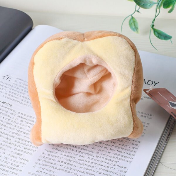 Bread Little Bear Plush Toys Cute Yellow Chicken Frog-shaped Wallet Package Pendant Rabbit Doll Keychain Ornaments - Image 7