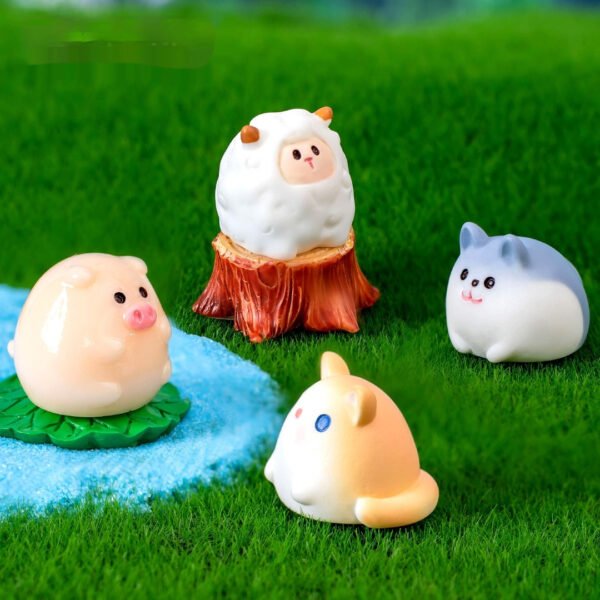 Creative Cute Round Frog Animal Doll Ornaments Accessories Desktop Small Ornaments - Image 4