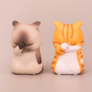 Cartoon Cute Anime Surrounding Kitten Gashapon Doll