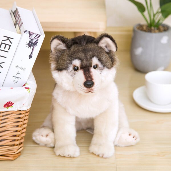 High-end Small Wolf Cub Wolf Doll Plush Toy Wolf Doll Doll Rag Doll Ornaments Cross-border Foreign Trade Customization - Image 2